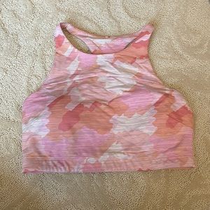 Outdoor Voices - pink camo sports bra size medium